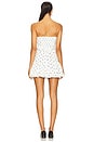 view 3 of 4 Moonlight Polka Bloom Dress in White