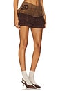view 2 of 6 Rosette Wool Skort in Brown