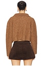 view 4 of 5 Button Way Knit Cardigan in Brown
