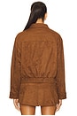 view 3 of 4 Mocca Suede Jacket in Brown