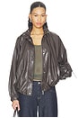 view 2 of 5 Travel Book Leather Jacket in Brown