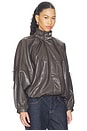 view 4 of 5 Travel Book Leather Jacket in Brown