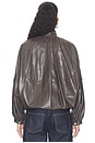view 5 of 5 Travel Book Leather Jacket in Brown