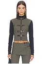 view 1 of 5 Olive Grove Stripe Fleece Jacket in Multi