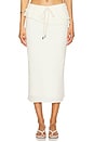 view 1 of 6 Milky Knit Long Skirt in Ivory
