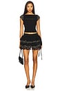 view 6 of 7 Saia Tutu Dream de Bolinhas in Black