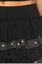 view 7 of 7 Saia Tutu Dream de Bolinhas in Black
