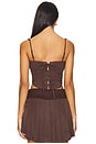 view 3 of 4 Perfect Bustier Ever in Brown