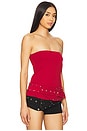 view 2 of 5 My Belt Tube Top in Red