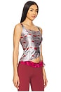view 2 of 5 Cry Dog Asymmetric Top in Print