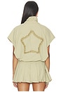 view 4 of 5 Star Breeze Vest Top in Tan
