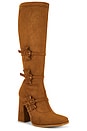 view 2 of 5 Bow Suede Boot in Tan