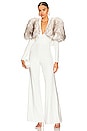 view 1 of 5 Heiress Faux Fur 2 Piece Jumpsuit in White