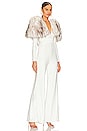 view 3 of 5 Heiress Faux Fur 2 Piece Jumpsuit in White