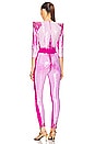 view 3 of 4 Heated Activated The Video Wars Jumpsuit in Pink & Purple