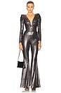 view 1 of 4 Bloom Metallic Jumpsuit in Grey