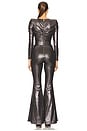 view 3 of 4 Bloom Metallic Jumpsuit in Grey