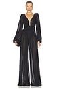 view 1 of 5 He Loved Her 2 Pc Mesh Jumpsuit in Blackplum