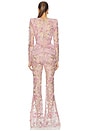 view 3 of 4 The Scent Of Roses 2 Pc Jumpsuit in Blush