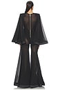 view 3 of 3 Illusion Survives Love 2 Pc Mesh Jumpsuit in Black