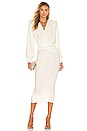 view 1 of 3 ROBE MI-LONGUE in White