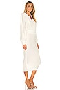 view 2 of 3 ROBE MI-LONGUE in White