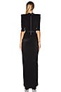 view 3 of 4 Eye Of Horus Gown in Black