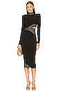view 1 of 3 Message to Love Midi in Black