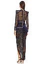 view 4 of 5 Shadow Lounge Gown in Navy