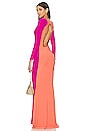 view 1 of 4 Contradiction Gown in Pink & Orange