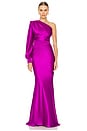 view 1 of 3 Don't Look Now Gown in Magenta