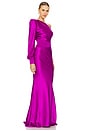 view 2 of 3 Don't Look Now Gown in Magenta