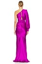 view 3 of 3 Don't Look Now Gown in Magenta