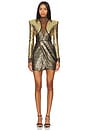 view 1 of 4 Perfume Exotico Mini Dress in Gold