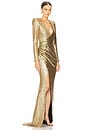 view 2 of 4 VESTIDO LARGO PERFUME EXOTICO in Gold