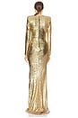 view 3 of 4 VESTIDO LARGO PERFUME EXOTICO in Gold
