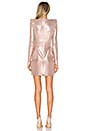 view 3 of 3 MINI VESTIDO METÁLICO EYE OF HORUS in Blush