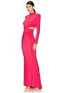 view 3 of 4 Message To Love Gown in Papaya