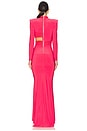 view 4 of 4 Message To Love Gown in Papaya