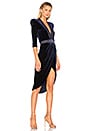 view 2 of 3 Eye Of Horus Velvet Dress in Navy