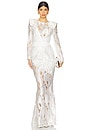 view 1 of 4 Pomme D Amour Gown in White