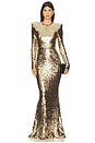 view 1 of 4 Lumen Gown in Gold