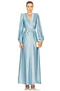 view 4 of 4 Cala Conta Gown in Dusty Blue