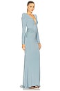 view 2 of 3 Bloom Gown in Dusty Blue