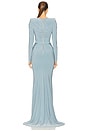 view 3 of 3 Bloom Gown in Dusty Blue