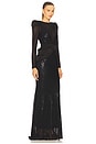 view 2 of 4 Mimicry 2 Piece Gown in Black
