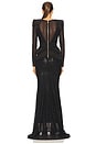view 3 of 4 Mimicry 2 Piece Gown in Black