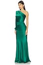 view 3 of 4 Don't Look Now Gown in Emerald
