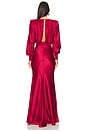 view 3 of 3 The Betsy Long Dress in Ruby