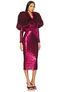 view 3 of 5 The Heiress 2 Pc Sequin Dress in Ruby